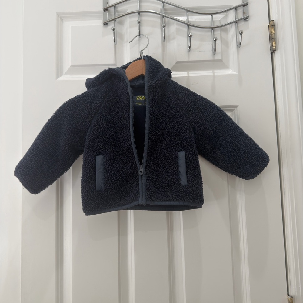 Zara Dark Blue Kids Puffer Jacket